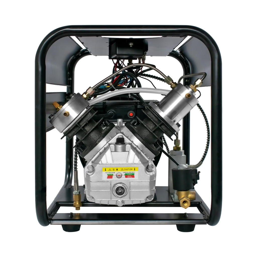 TUXING 4500Psi Pcp Air Compressor Double Cylinder High Pressure Air Compressor Auto Stop and Auto Purge for PCP Rifle Tank Gas Scuba Filling 110V TXED013