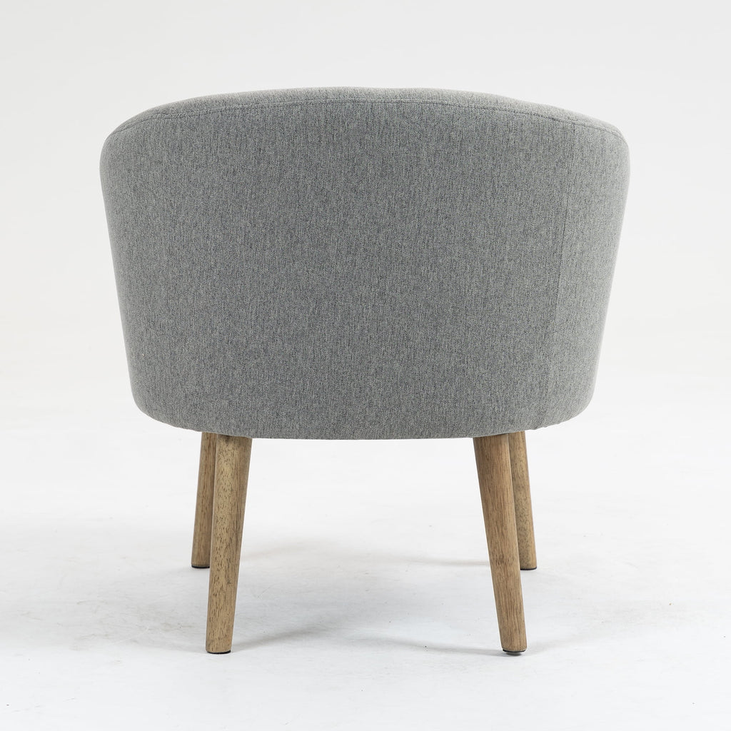 Mainstays Curved Textured Accent Chair, Beige