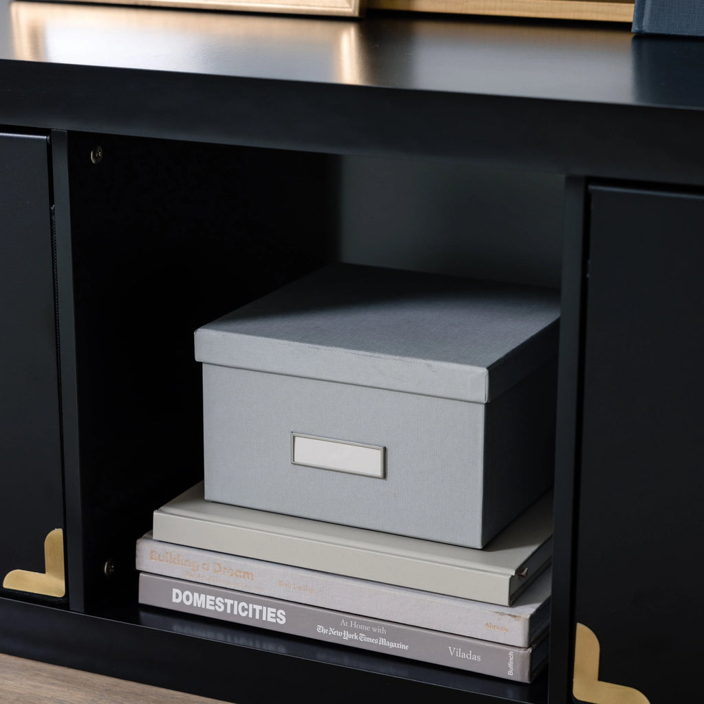 Better Homes & Gardens 5-Cube Vertical Storage Organizer, Solid Black