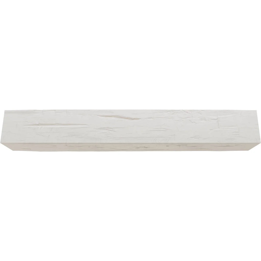 12"W x 8"H x 18'L 3-Sided (U-beam) Hand Hewn Endurathane Faux Wood Ceiling Beam, Factory Prepped