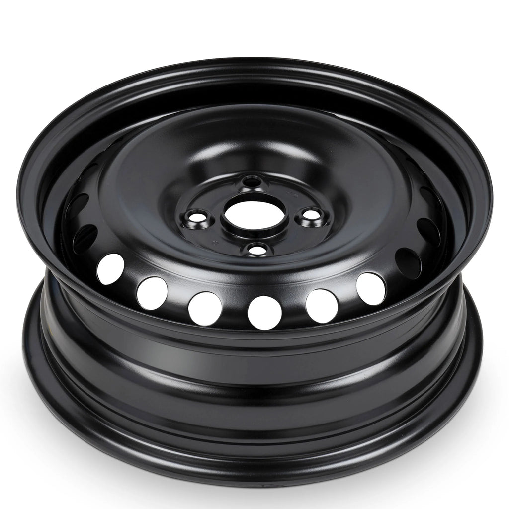 For 2018-2023 Hyundai Accent 15 Inch Painted Black Rim - OE Direct Replacement - Road Ready Car Wheel