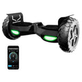 Swagtron Off-Road T6 Hoverboard. 420 lb Weight Limit. Black. Bluetooth Speaker. 10 Inch Wheel 12 Mph UL-Compliant