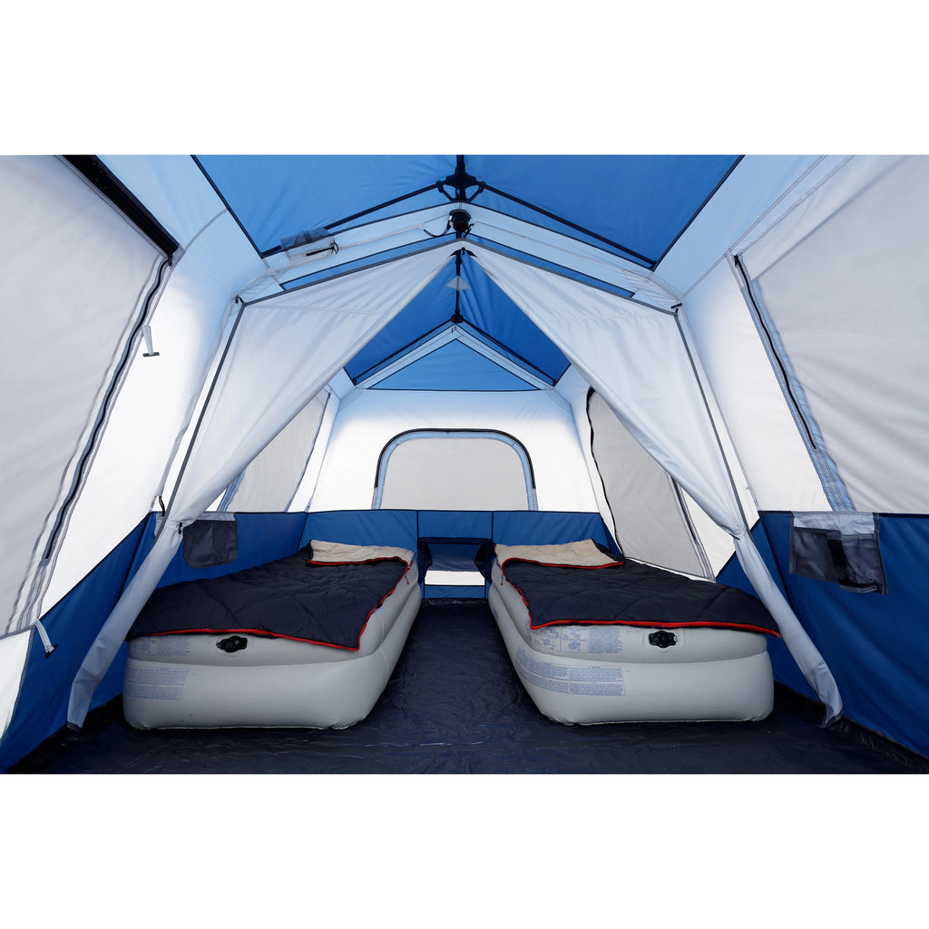 Ozark Trail 13' x 9' 8-Person Cabin Tent with LED Lighted Poles, 32 lbs