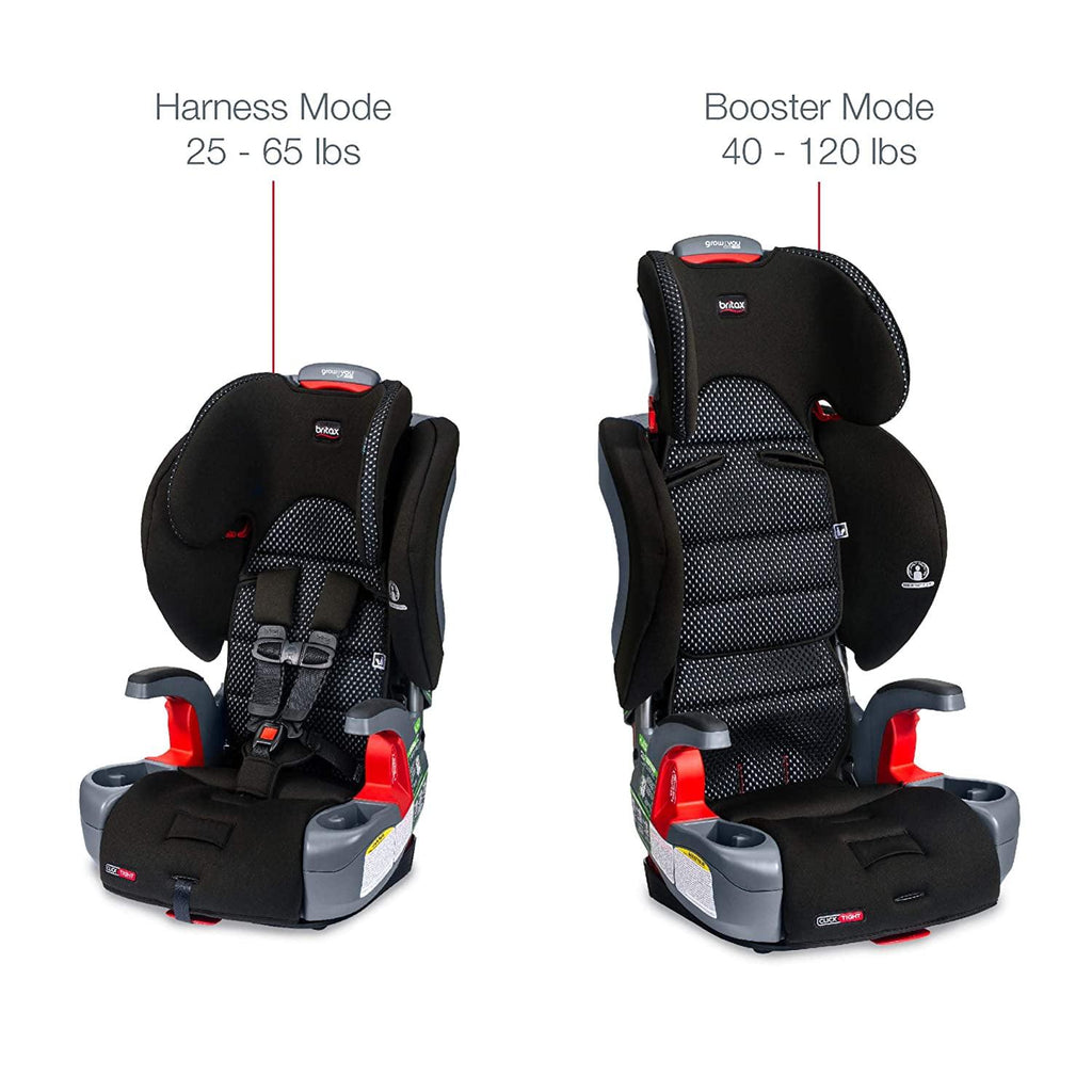 Britax Grow With You ClickTight Harness-2-Booster Car Seat. 2-in-1 High Back Booster. Cool Flow Grey
