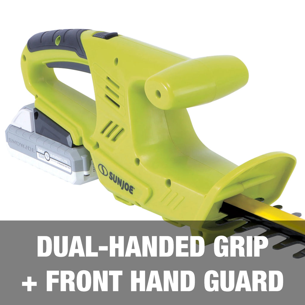 Sun Joe 24V Cordless Garden Combo Kit W/ Leaf Blower, Grass Trimmer, & Hedge Trimmer, 2 x 2.0-Ah Batteries + Charger