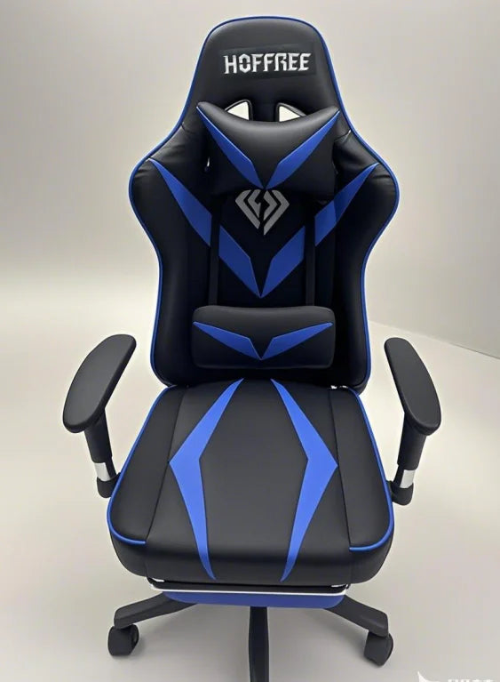 Gaming Chair with Massage Gamer Chair with 2D Armrests for Kids