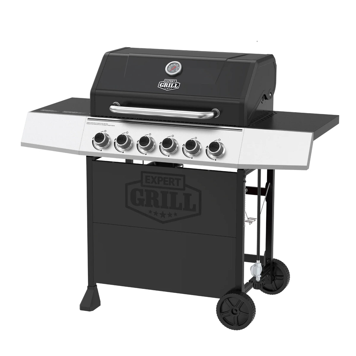Expert Grill 5 Burner Propane Gas Grill with Side Burner