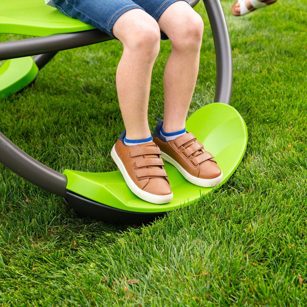 Lifetime Kid's Oval Metal Teeter Totter Seesaw, Lime Green (90993)
