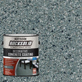 2 Pack, Slate, Rust-Oleum RockSolid Decorative Concrete Interior/Exterior Solid Stain Matte - 306267, Gallon