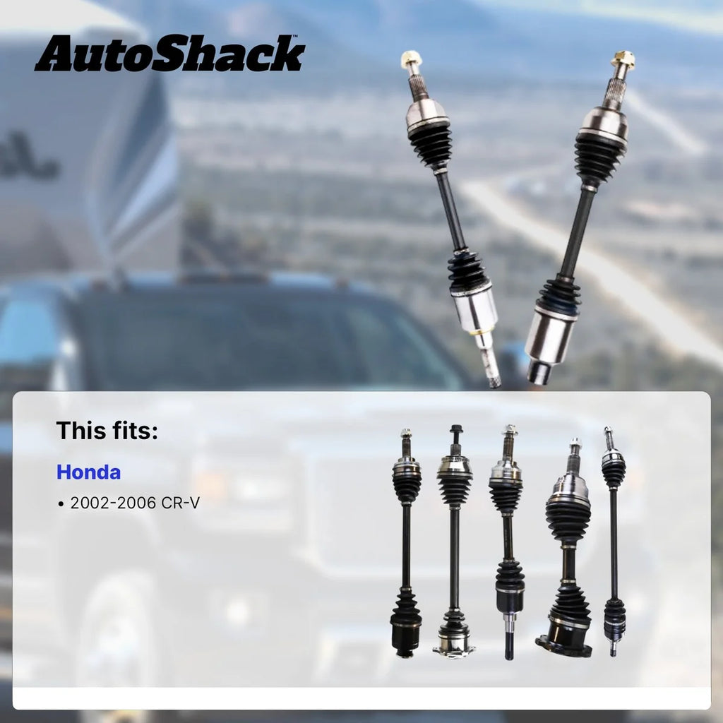 AutoShack Front CV Axle Shafts | Replacement for 2002-2006 Honda CR-V | 2-PC