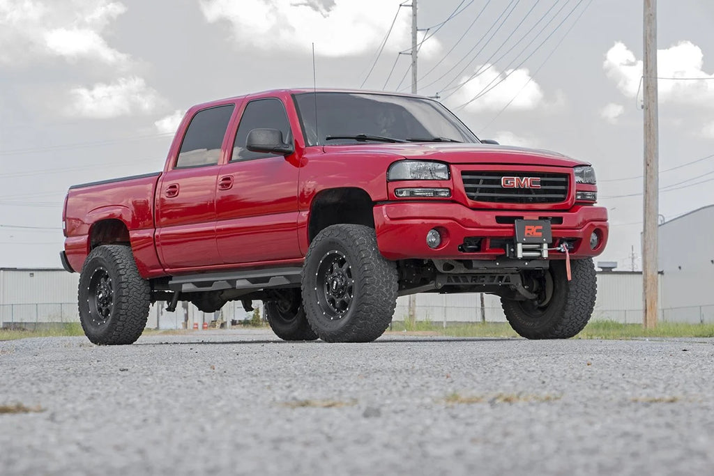 Rough Country 6" Lift Kit w/M1 Shocks for 99-06 Chevy/GMC 1500 4WD - 27240 Fits select: 1999-2002 CHEVROLET SILVERADO, 1999-2000 GMC NEW SIERRA