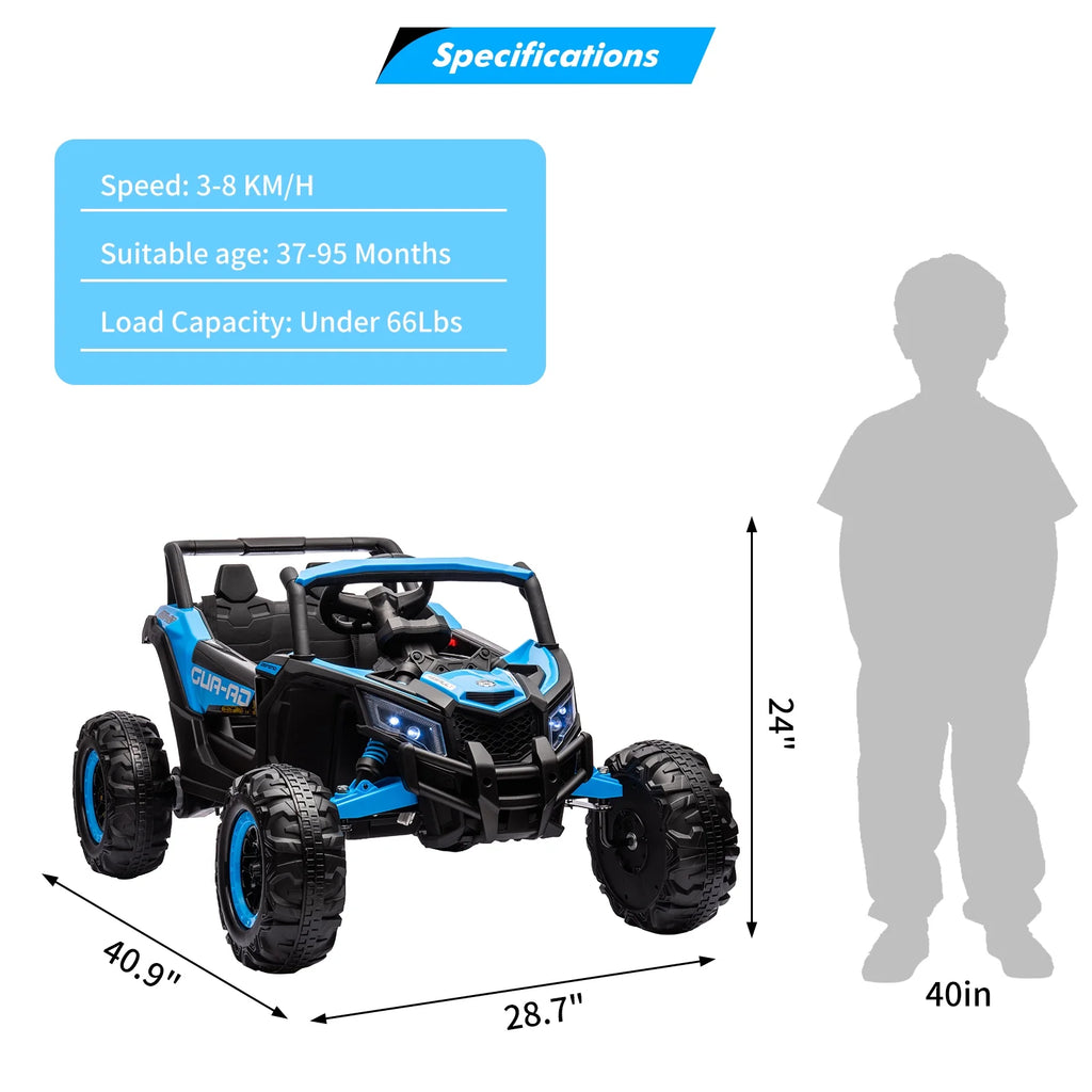 EastVita Ride on UTV Car, 24V Ride on Car