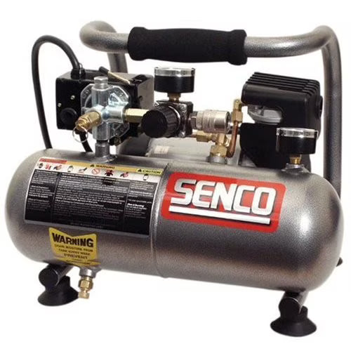 Restored SENCO PC1010R 1/2 HP 1 Gallon Oil-Free Hand Carry Compressor (Refurbished)