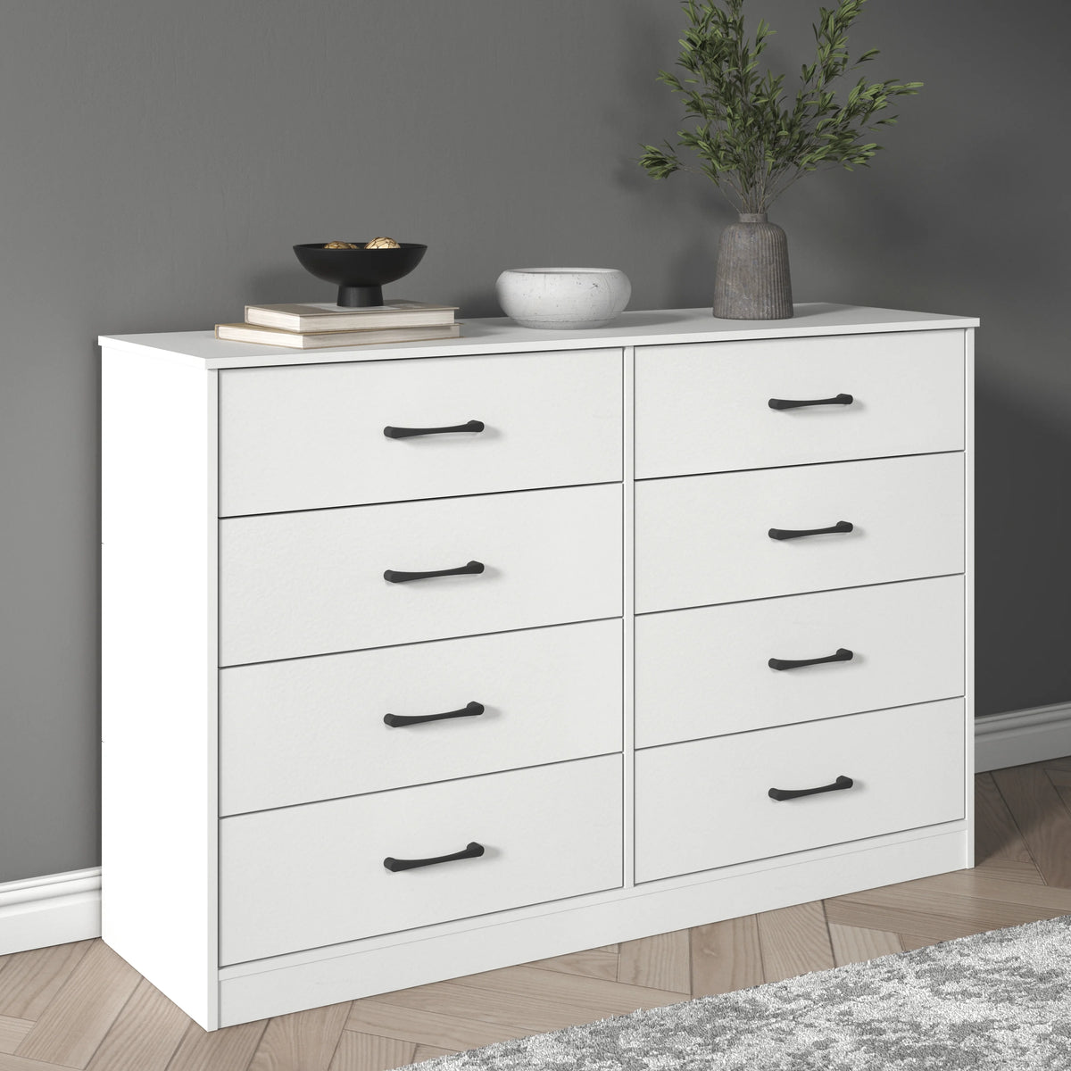 Mainstays Ardent 8 Drawer Dresser, Black