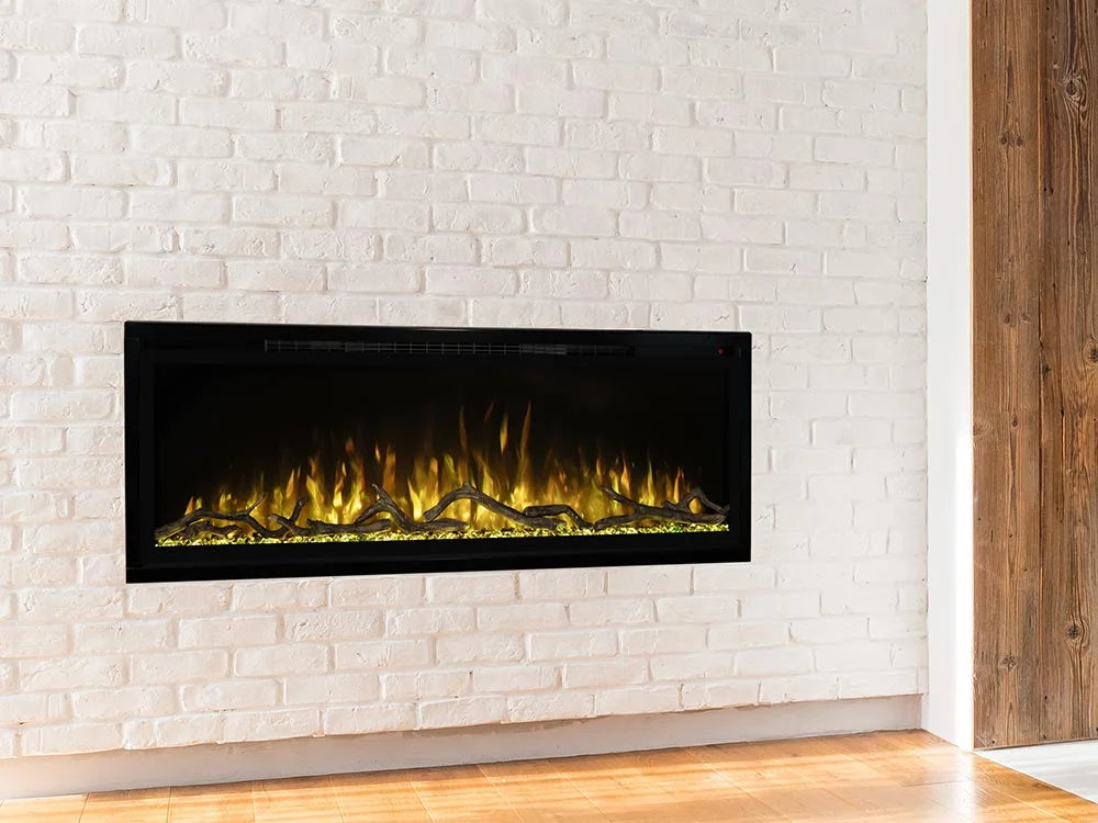Modern Flames Spectrum Slimline Built-in/Wall Mounted Electric Fireplace, Sizes: 50"-100"