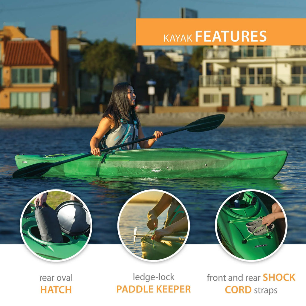 Lifetime Guster 10 Sit-Inside Kayak- Lime Green (90527)
