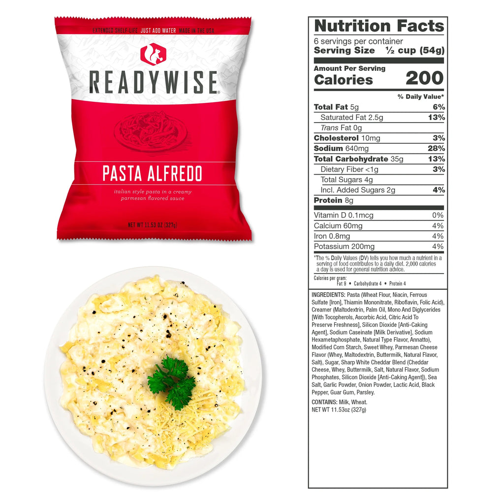 ReadyWise PREP STORAGE MEAL for BACKPACKING and CAMPING, 100 Serving Emergency Food Supply Bucket