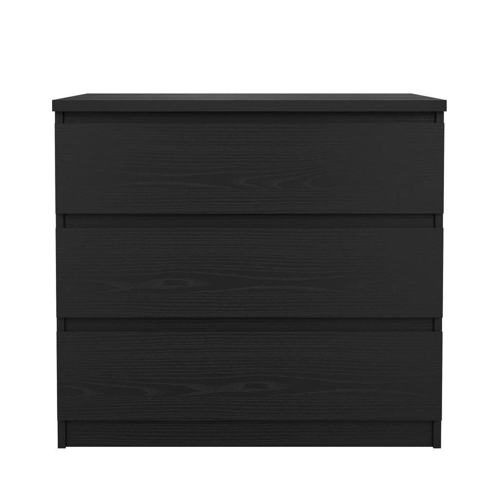 Tvilum Scottsdale 3 Drawer Chest Dresser for Adults, White High Gloss