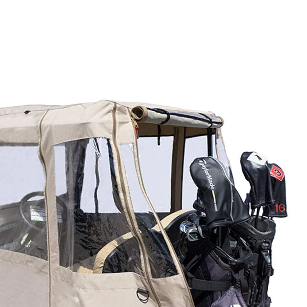 Greenline 2 Passenger Yamaha Drive Golf Cart Enclosure by Eevelle, Heavy Duty Vinyl Backed 300D