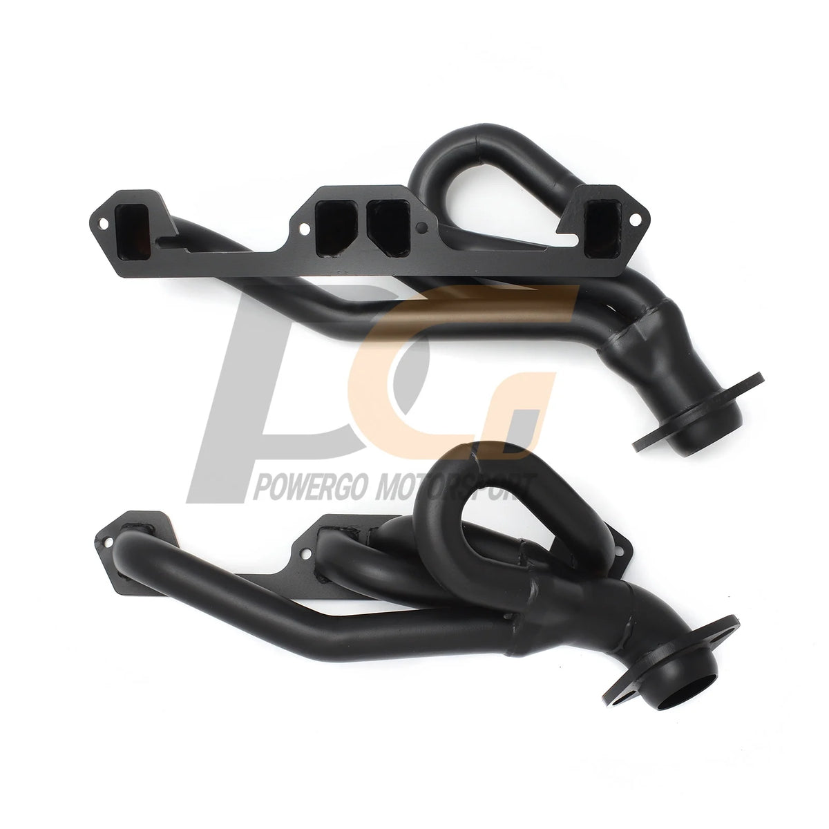 Exhaust Shorty Headers 1-1/2 x 2-1/2 inch. Black Paint for 1996-2002 Dakota Durango Ram 1500 2500 3500 5.2L 5.9L Magnum V8