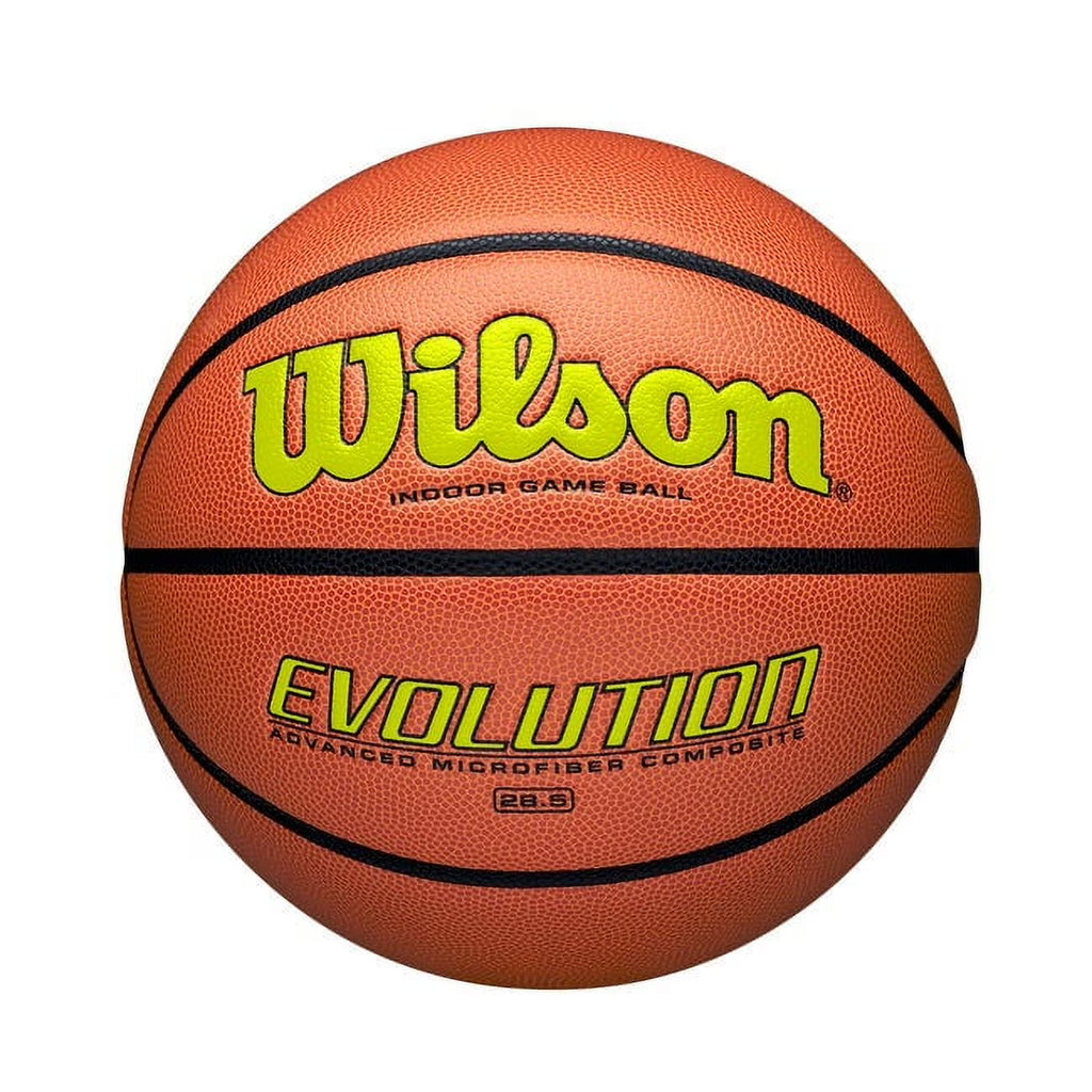 Wilson Evolution Baloncesto de Juego Interior - Negro, Talla 7 - 29,5"