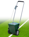 VEVOR Dry Line Marker, 2-Wheel, 2 or&nbsp;4 in Lines, Field Dry Line Chalker, Adjustable Line Marker, with Rubber Adjustment Handle, 25 lbs Large Powder Capacity, for Baseball, Green