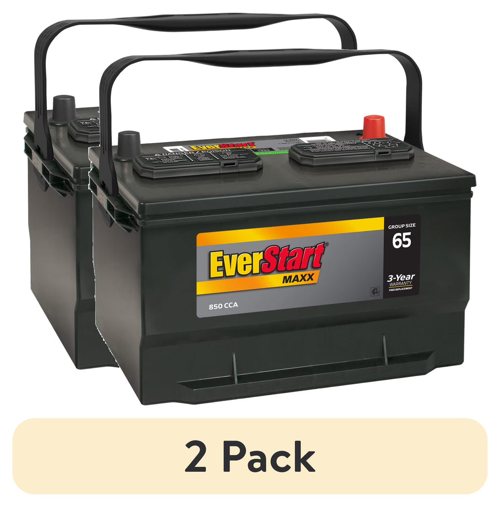 EverStart Maxx Lead Acid Automotive Battery, Group Size 65 12 Volt 850 CCA