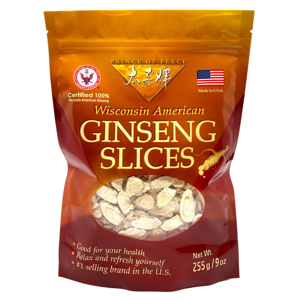 Prince of Peace Ginseng Root Slices, 9 oz.