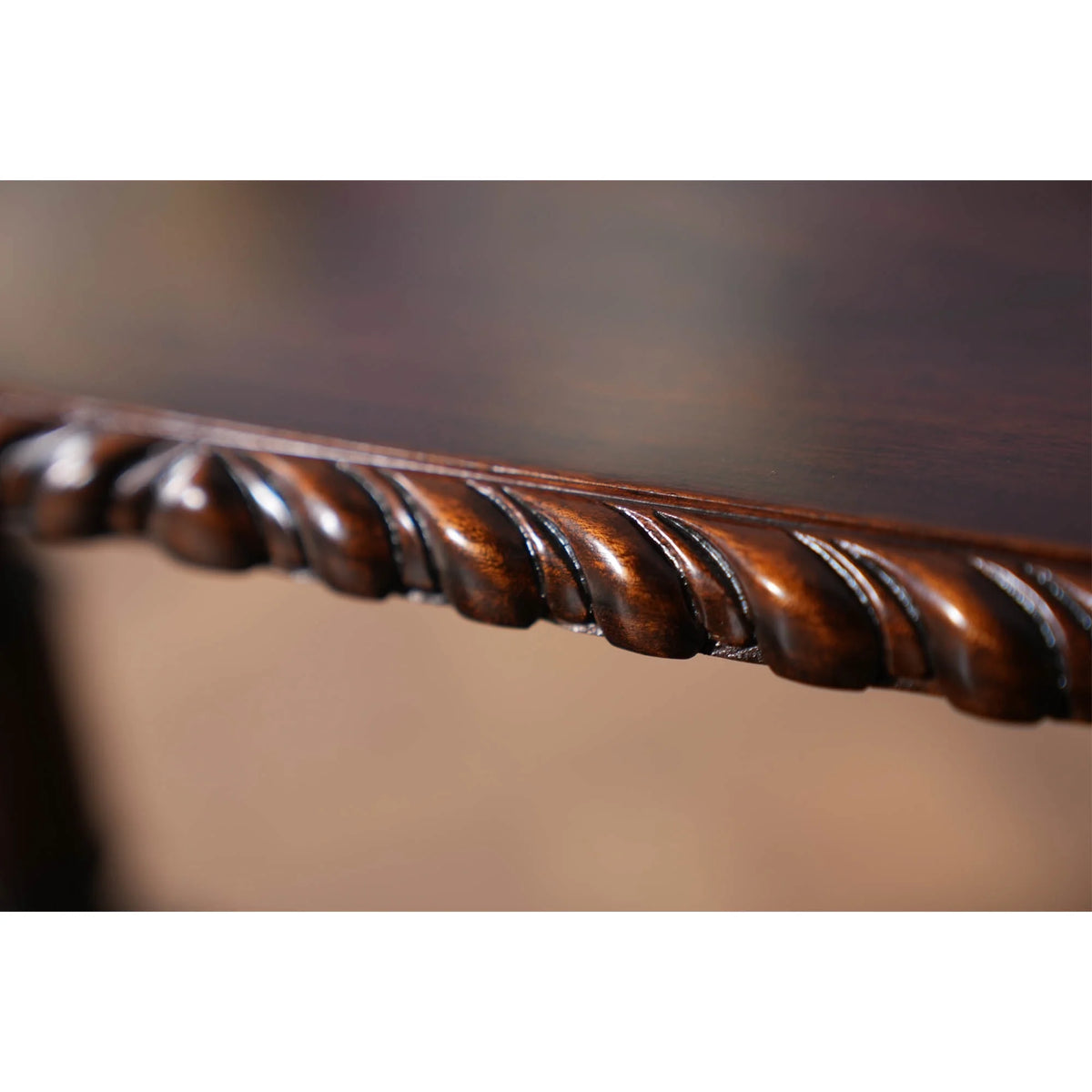 Carved Mahogany Bed Step