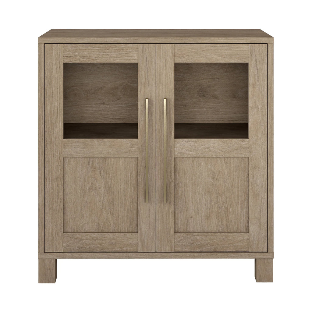 Evelyn&Zoe Holbrook Rectangular Accent Cabinet, Alder White