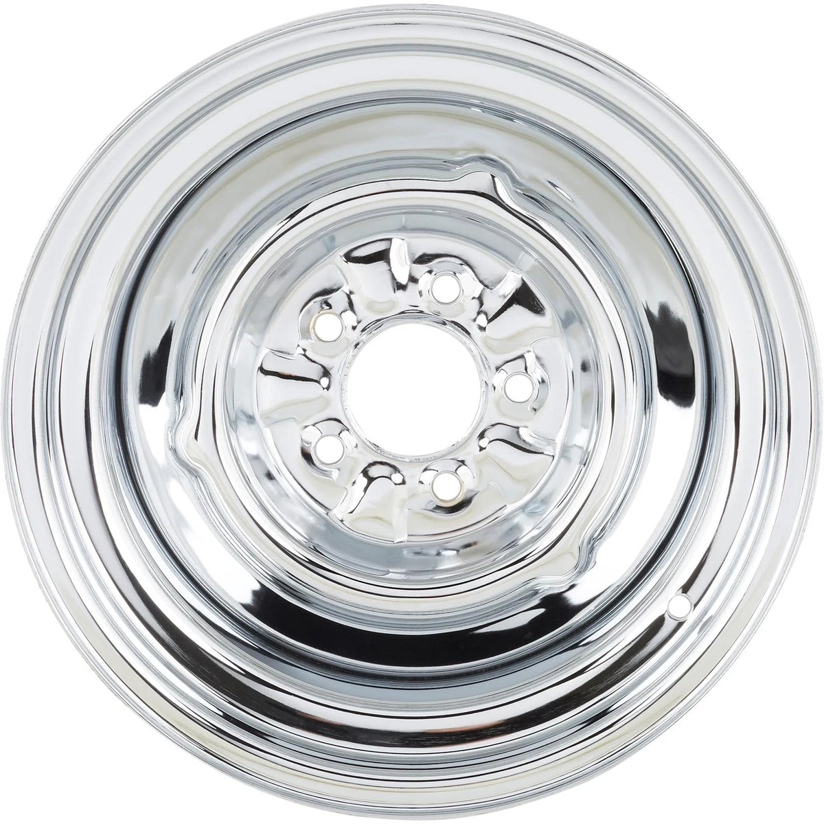 O/E Style Hot Rod Chrome Steel Wheel, 15x8, 5x4.5,