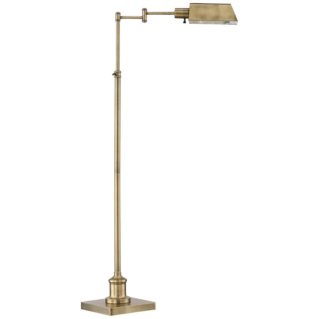 Regency Hill, Jenson Swing Floor Lamp, Brass