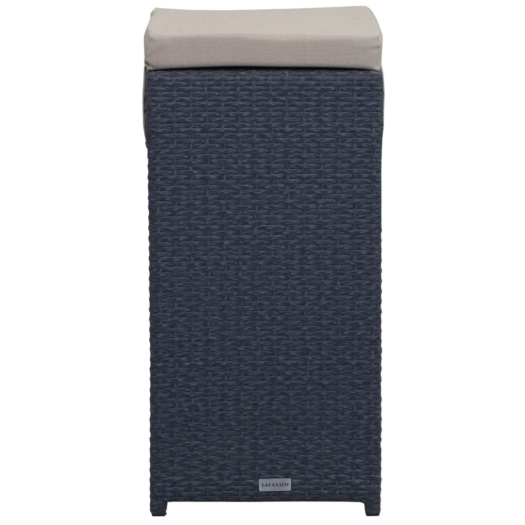 SAFAVIEH Outdoor Collection Sanders Outdoor Bar Set Titanium/Sand