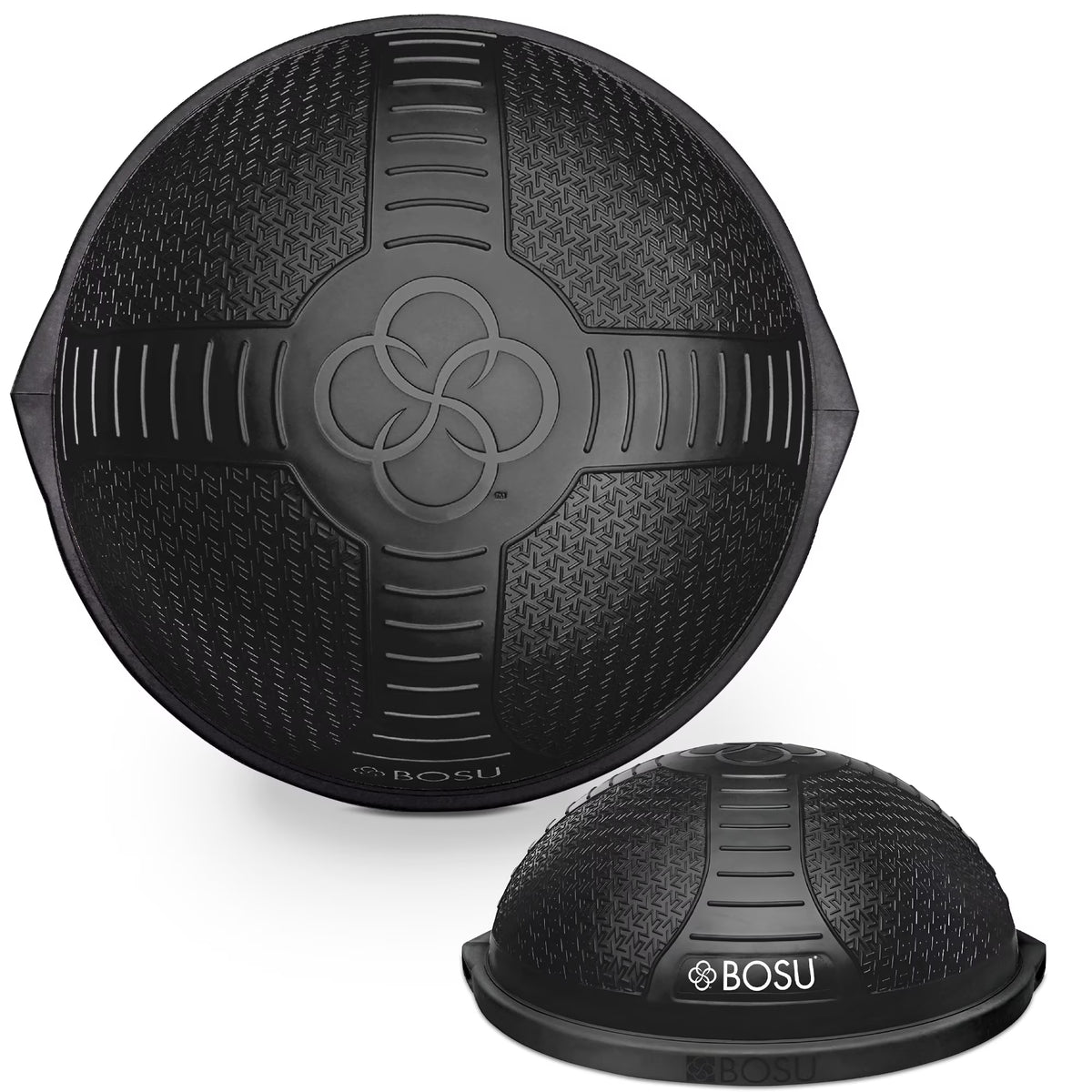 BOSU NexGen Home Fitness Exercise Gym Strength Balance Trainer, Black