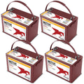 4 Pack of Trojan 27-AES 12V Superior Deep Cycling VRLA AGM Batteries
