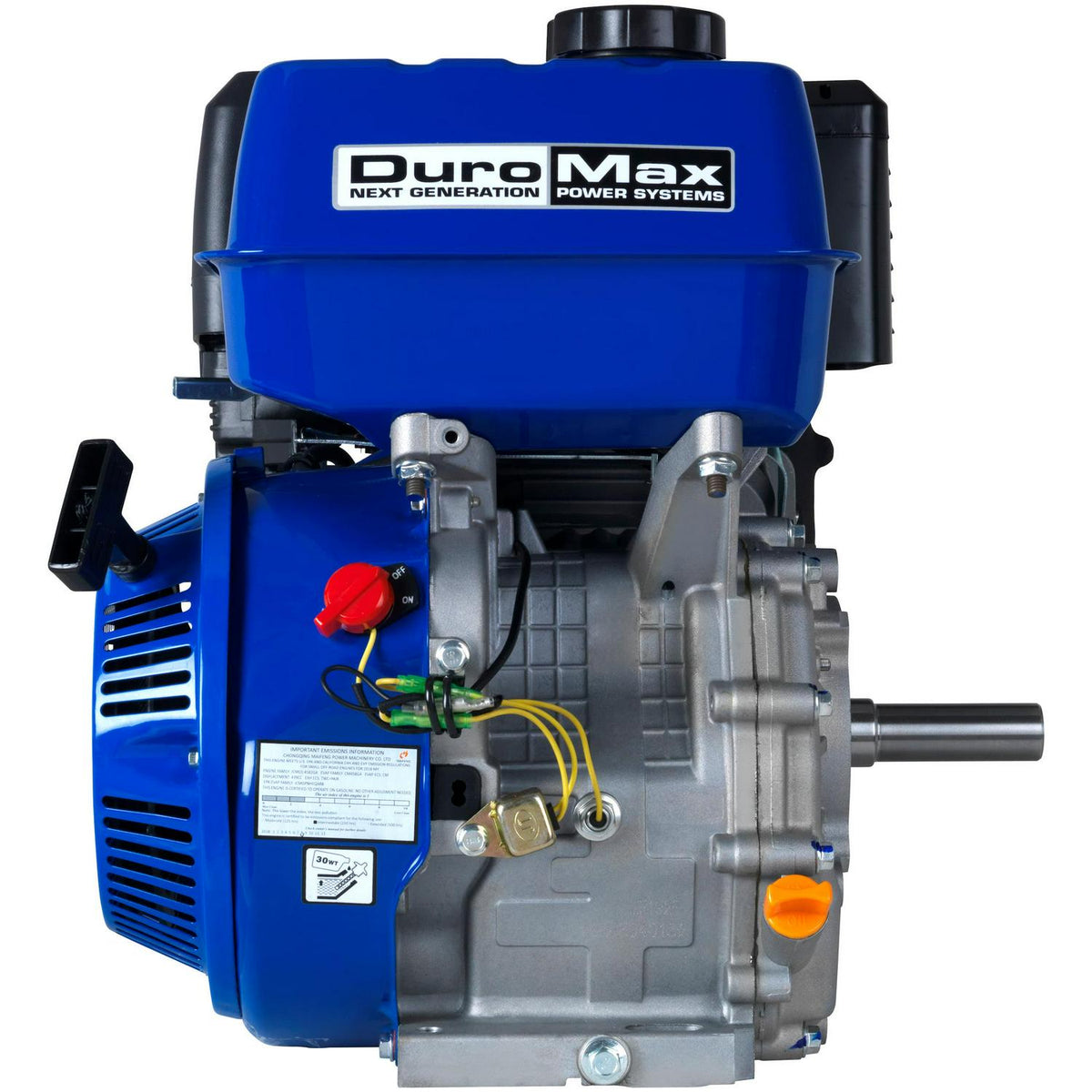 DuroMax XP18HP 439cc 3600 RPM 1″ Recoil Start Horizontal Gas Powered Engine