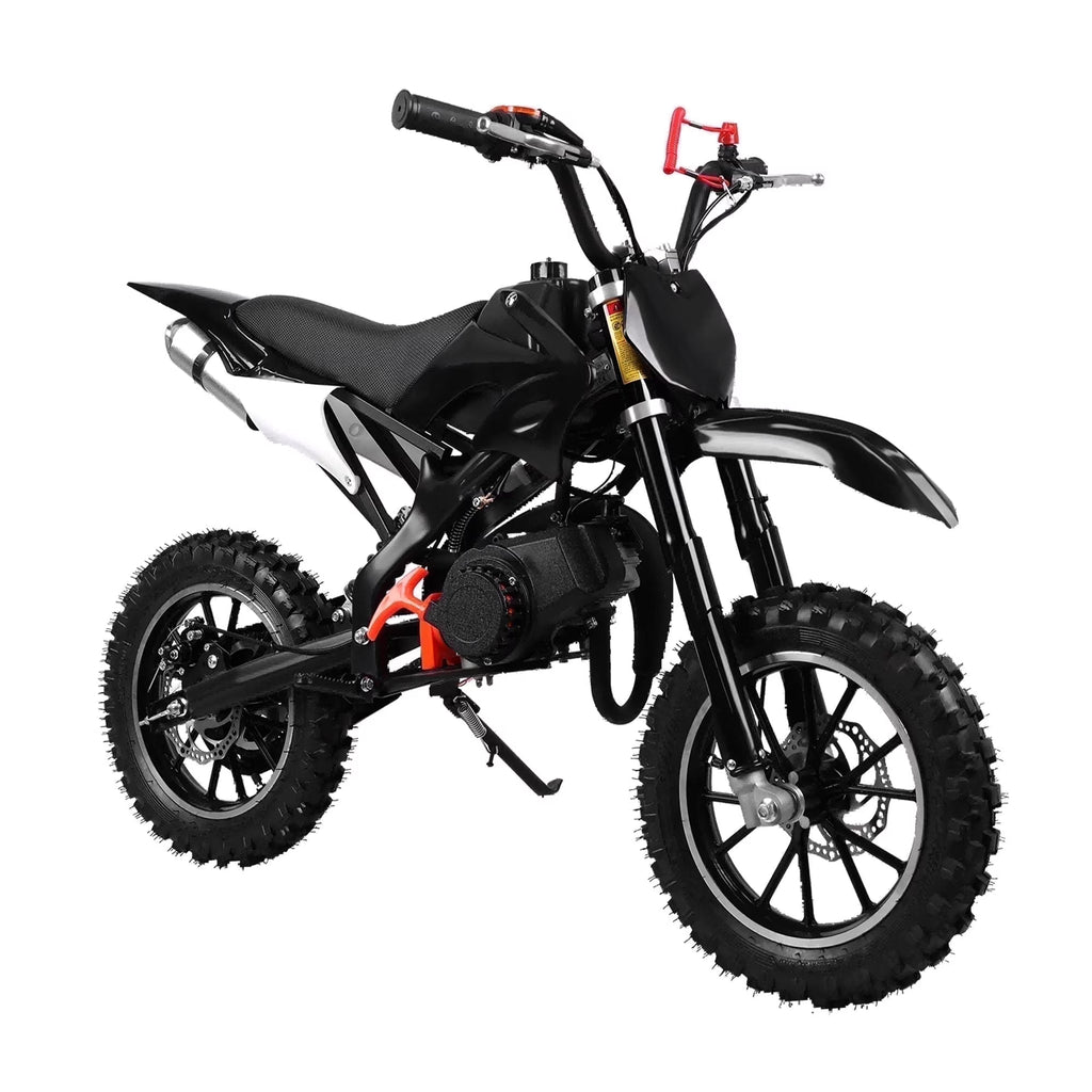 Gpower Gasoline 49cc Dirt Bike for Kids 6-15,2-Stroke Gas Power Mini Dirt Bike,1-Seater,Blue