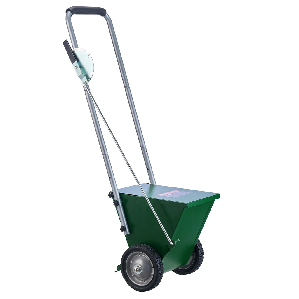 VEVOR Dry Line Marker, 2-Wheel, 2 or&nbsp;4 in Lines, Field Dry Line Chalker, Adjustable Line Marker, with Rubber Adjustment Handle, 25 lbs Large Powder Capacity, for Baseball, Green
