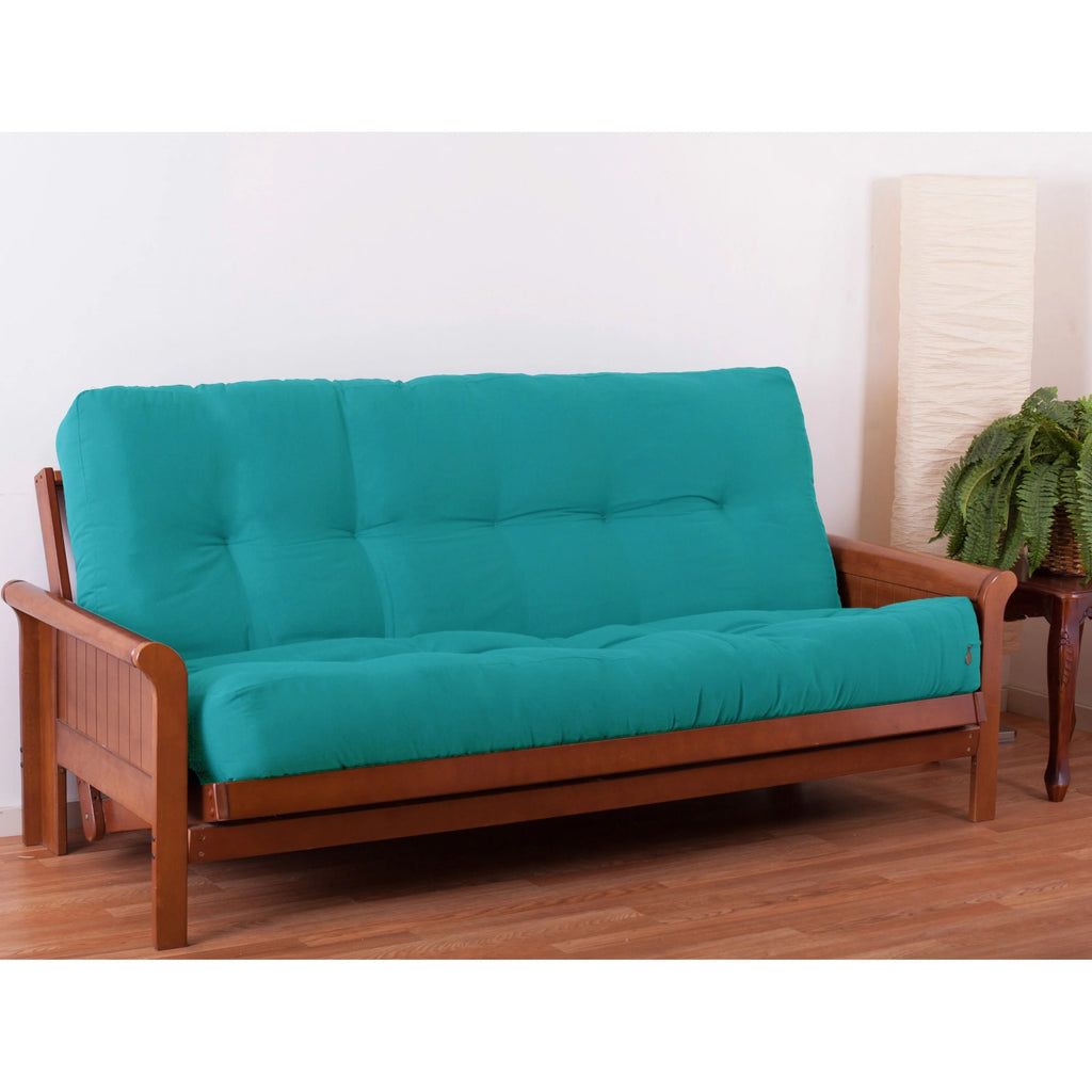 Blazing Needles Renewal 10-inch Twill Full-size Futon Mattress - Sage - Sage
