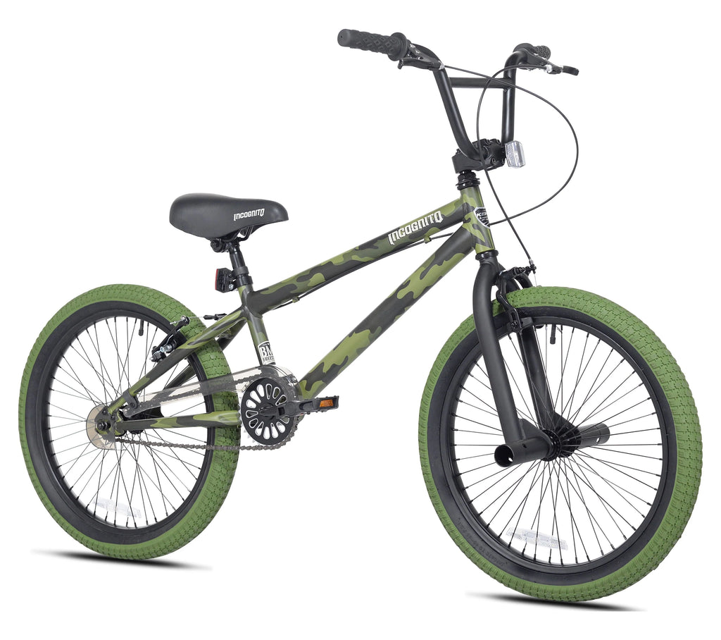 Kent Bicycles 20" Incognito Boy's BMX Child Bicycle, Green Camouflage
