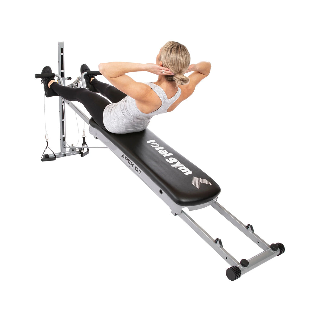 Total Gym APEX G5 Home Fitness Incline Weight Trainer Equipment w/ 10 Resistance Levels