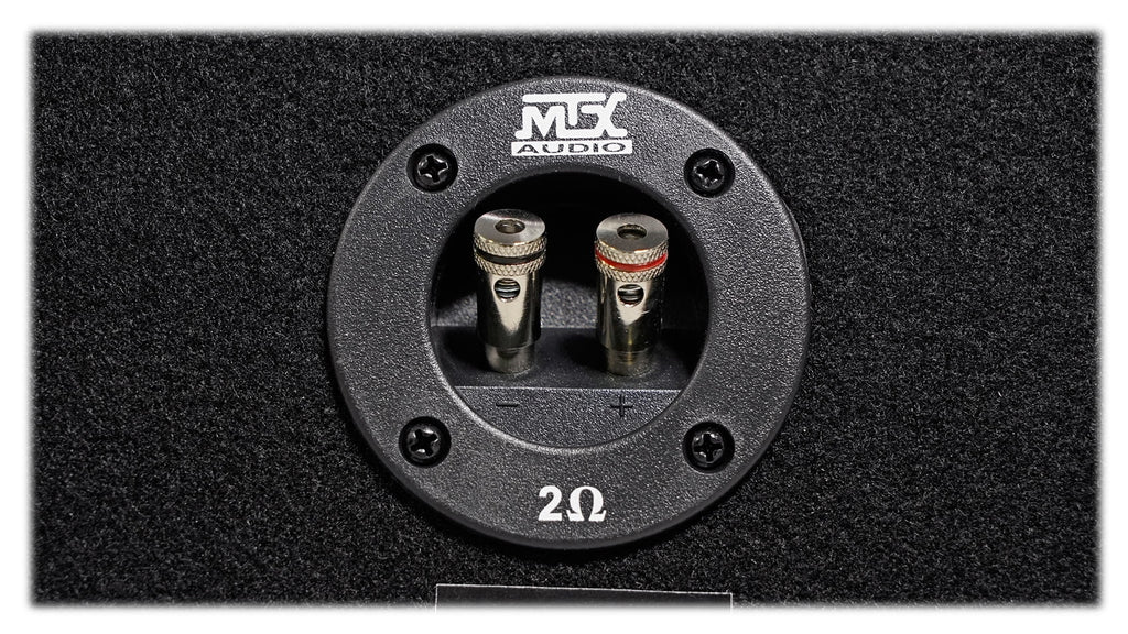MTX TNE212DV 12-Inch 2000-Watt Max Car Audio Dual Loaded Subwoofer Box Enclosure