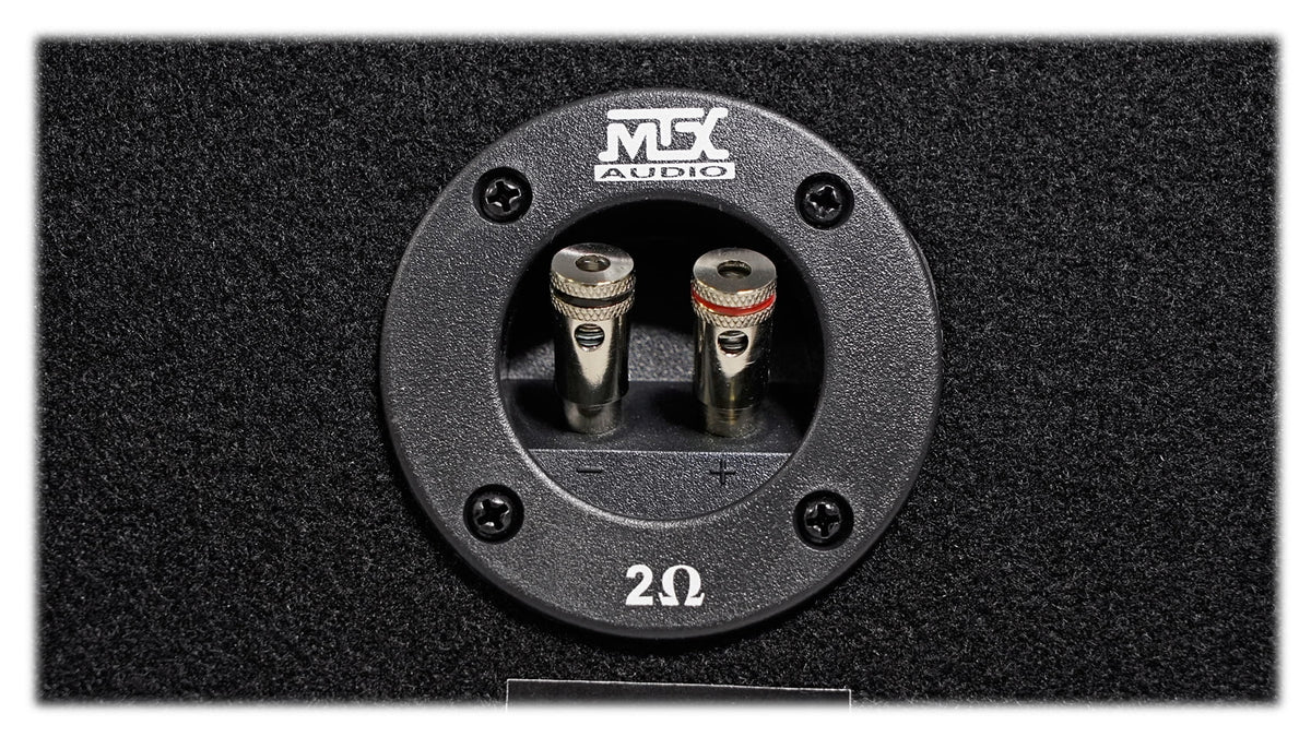MTX TNE212DV 12-Inch 2000-Watt Max Car Audio Dual Loaded Subwoofer Box Enclosure