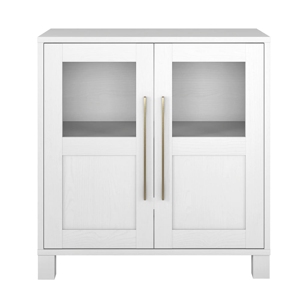 Evelyn&Zoe Holbrook Rectangular Accent Cabinet, Alder White