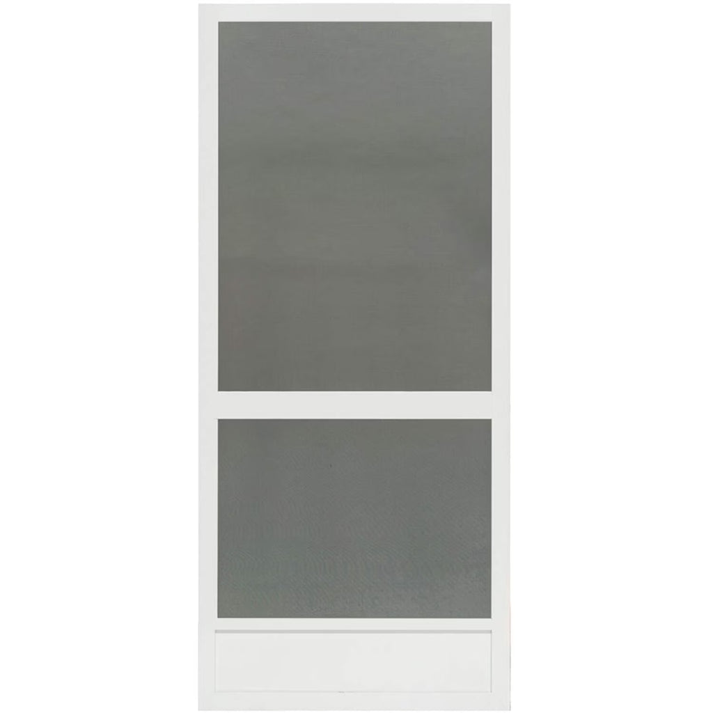 80 in. x 30 in. Canoe Creek White Aluminum Screen Door