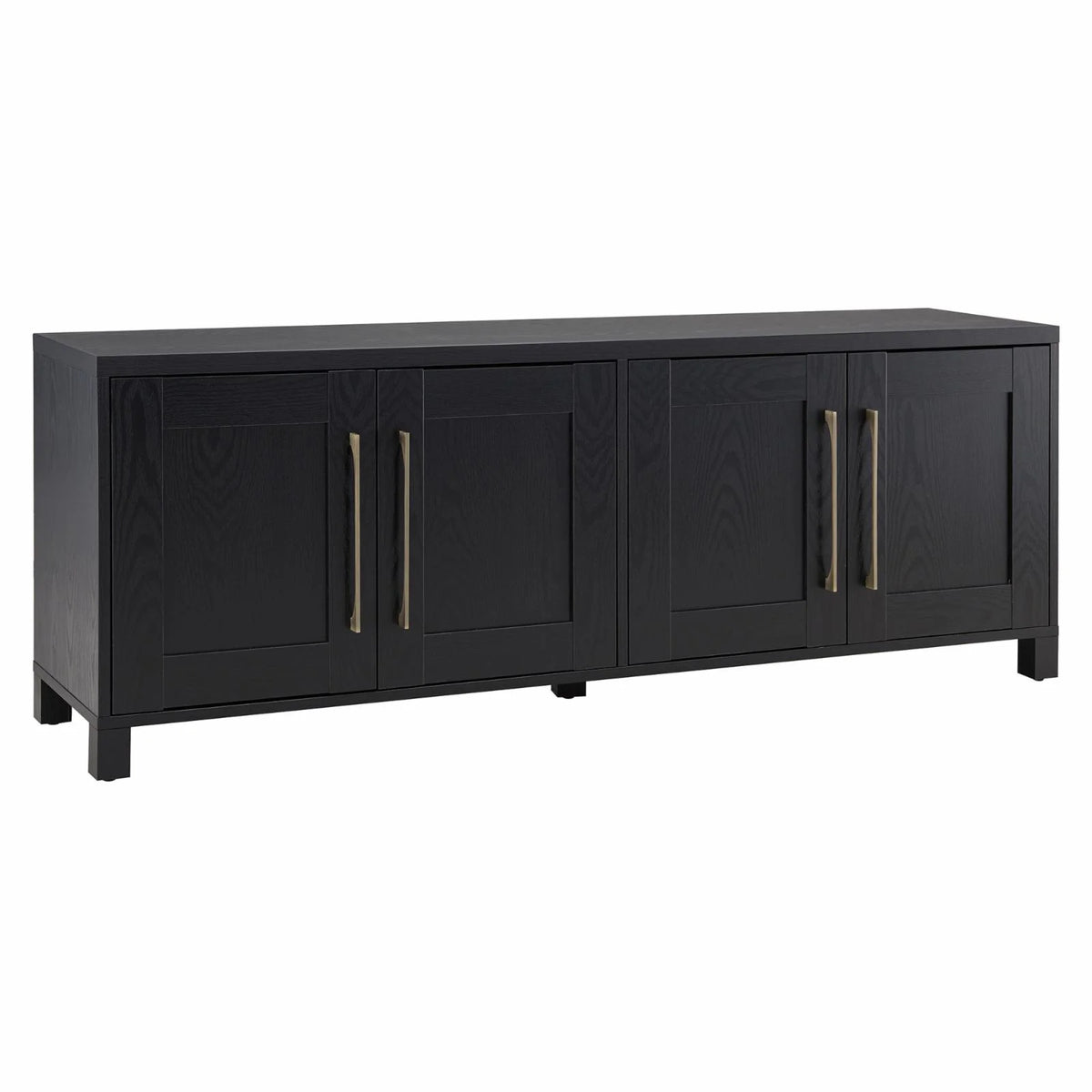 Evelyn&Zoe Chabot Rectangular TV Stand for TV's up to 75", Alder Brown