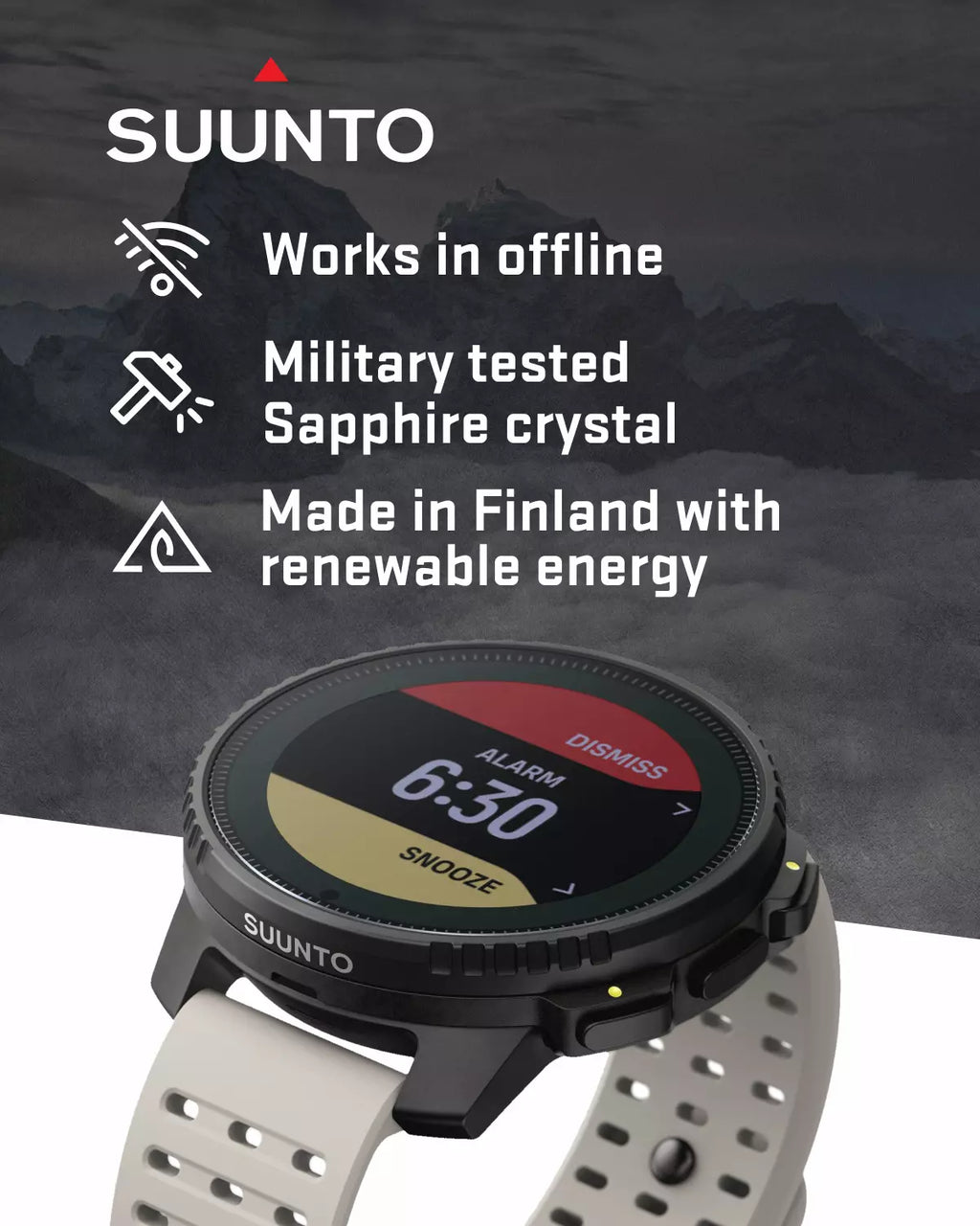 Suunto Vertical Watch, All Black, One Size