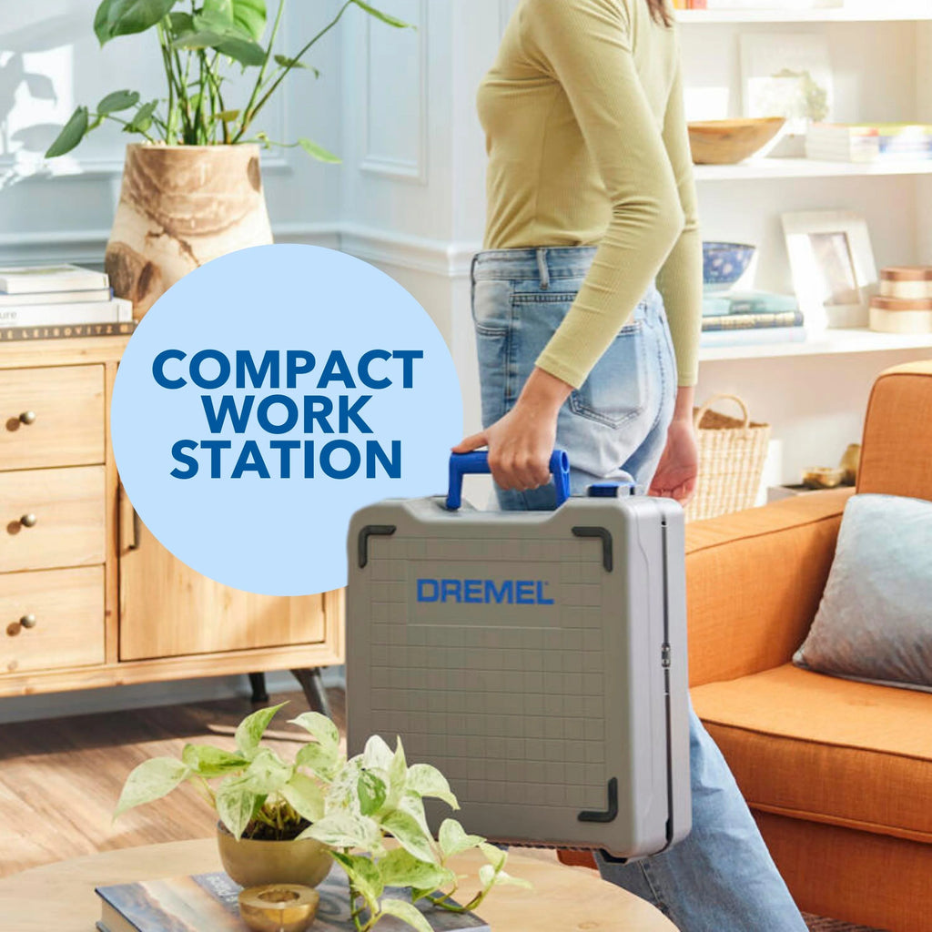 Dremel Blueprint Portable Saw Station with 12V Compact Circular Saw and Multi-Purpose Cutting Case (CS12V-S1C)
