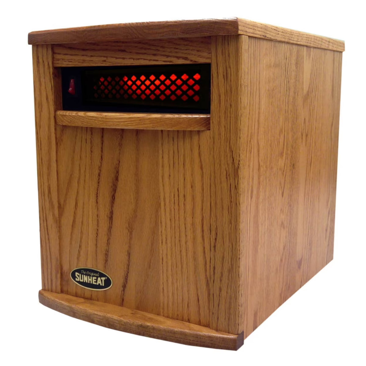 Amish Nebraska Oak Electric Portable Infrared Heater