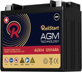 Relistart AUX14 Auxiliary Battery, 12V 14Ah AGM Battery, 200CCA, Rechargeable AGM Car Battery, Maintenance Free 36 Months Warranty